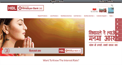Desktop Screenshot of himalayanbank.com
